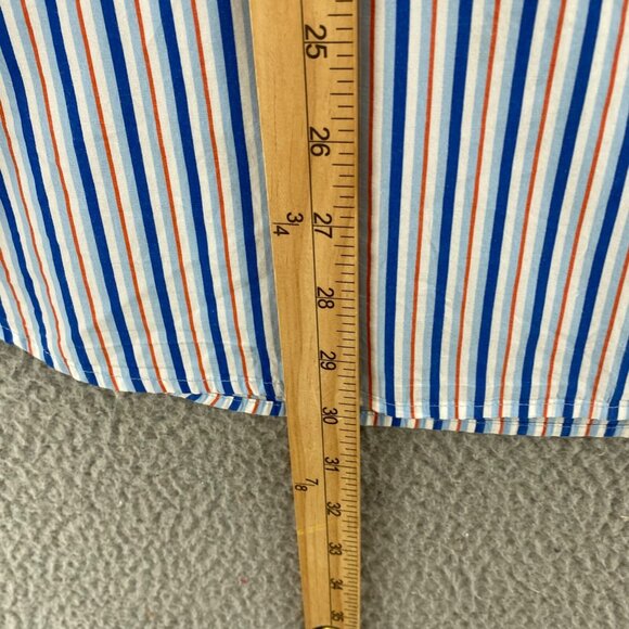 Tommy Bahama Shirt Mens Extra Large Blue Striped Button Collared Long Sleeves - Picture 10 of 11